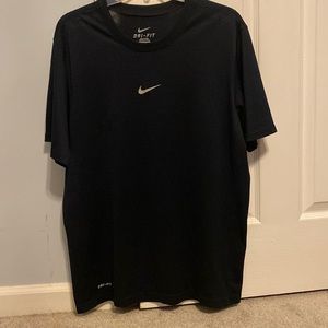 Nike dry fit black athletic shirt